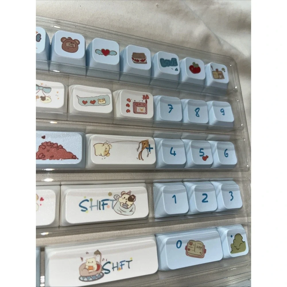 Cartoon Chiikawa Keycap For Mechanical Keyboard Hamster Cutee Keys Key Cap Gifts